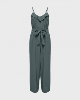 ONLY WOMEN'S BELTED JUMPSUIT - 15325078 - GREEN