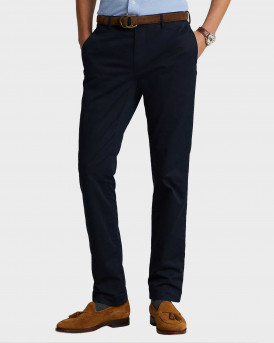 POLO RALPH LAUREN ΑΝΔΡΙΚΟ ΠΑΝΤΕΛΟΝΙ STRECH CHINO ΣΤΕΝΗ ΓΡΑΜΜΗ - 710644988002 - ΜΠΛΕ