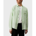 CALVIN KLEIN MEN'S LINEN SHIRT - K10K108664 - LIGHT GREEN