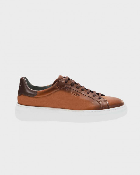 DAMIANI MEN'S SNEAKERS LACE UP LEATHER - 6502