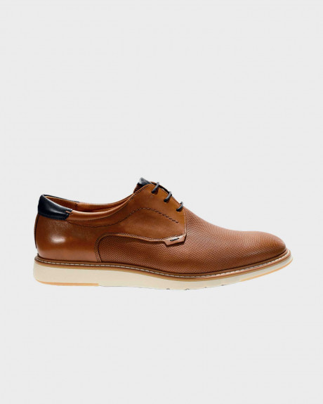 DAMIANI MEN'S CASUAL SHOES LACE UP LEATHER - 6002