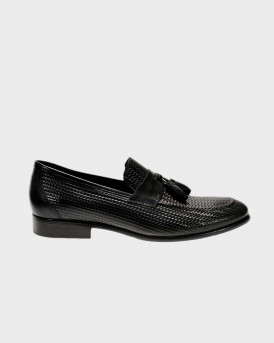 DAMIANI ΑΝΔΡΙΚΑ LOAFERS ΔΕΡΜΑΤΙΝΑ SLIP ON - 3103 - ΜΑΥΡΟ