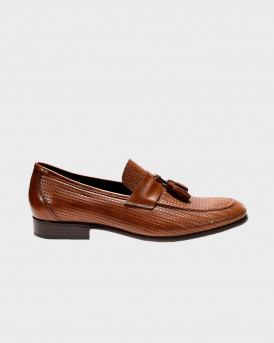 DAMIANI ΑΝΔΡΙΚΑ LOAFERS ΔΕΡΜΑΤΙΝΑ SLIP ON - 3103 - ΤΑΜΠΑ
