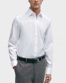 BOSS H-JOE MEN'S REGULAR FIT SHIRT - 50511358 - WHITE
