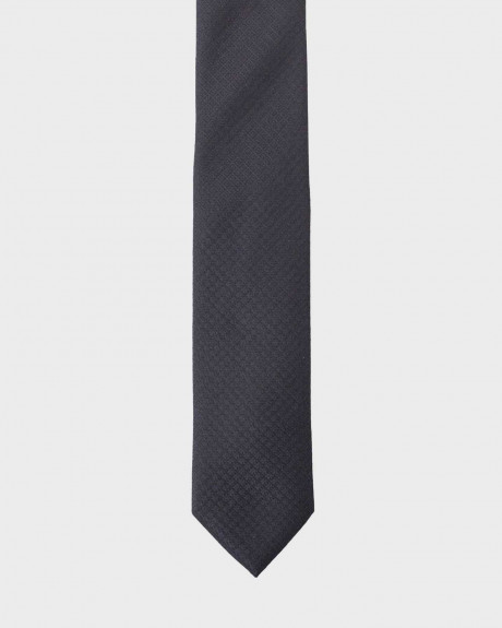 HUGO MEN'S TIE 100% SILK WITH MICRO PATTERN - 50509055