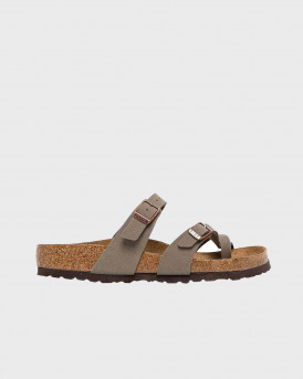 BIRKENSTOCK MAYARI ΓΥΝΑΙΚΕΙΑ ΔΕΡΜΑΤΙΝΑ ΣΑΝΔΑΛΙΑ - 0071071 - ΧΑΚΙ