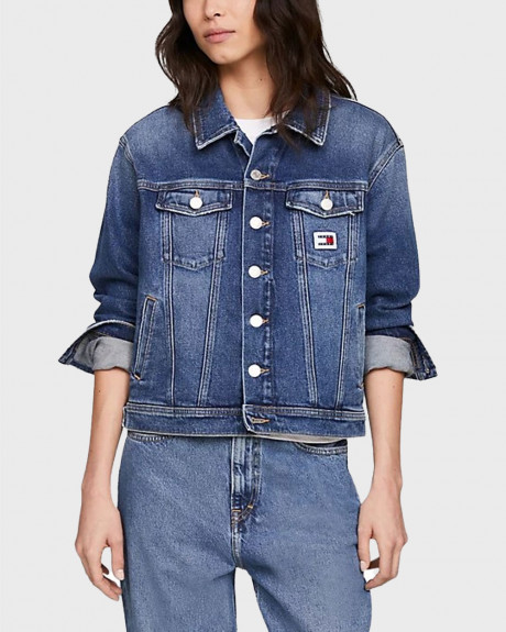 TOMMY HILFIGER ΓΥΝΑΙΚΕΙΟ ΤΖΙΝ ΤΖΑΚΕΤ - DW0DW16986