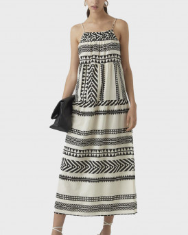 VERO MODA ΓΥΝΑΙΚΕΙΟ ΦΟΡΕΜΑ - 10292194 - ΑΣΠΡΟ