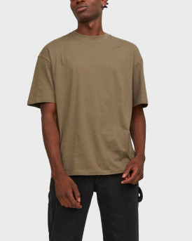 JACK & JONES ΑΝΔΡΙΚΗ ΜΠΛΟΥΖΑ ΚΟΝΤΟΜΑΝΙΚΗ ΧΑΛΑΡΗ ΓΡΑΜΜΗ - 12249319 - ΚΑΦΕ