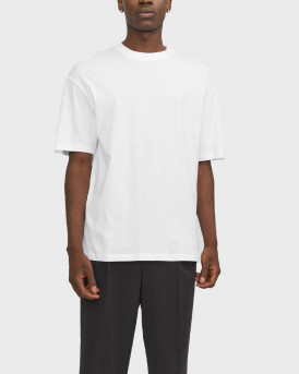 JACK & JONES ΑΝΔΡΙΚΗ ΜΠΛΟΥΖΑ ΚΟΝΤΟΜΑΝΙΚΗ ΧΑΛΑΡΗ ΓΡΑΜΜΗ - 12249319 - ΑΣΠΡΟ