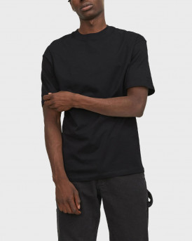 JACK & JONES ΑΝΔΡΙΚΗ ΜΠΛΟΥΖΑ ΚΟΝΤΟΜΑΝΙΚΗ ΧΑΛΑΡΗ ΓΡΑΜΜΗ - 12249319 - ΜΑΥΡΟ