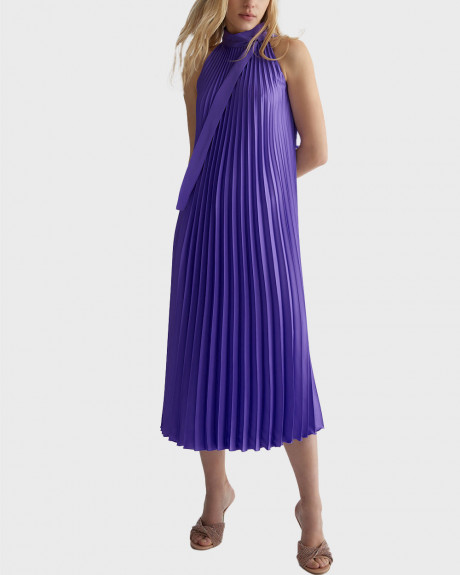 LIU JO WOMEN'S MIDI PLEATED DRESS - CA4427T3828