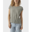 VERO MODA ΓΥΝΑΙΚΕΙΑ ΜΠΛΟΥΖΑ ΚΟΝΤΟΜΑΝΙΚΗ ΡΙΓΕ  - 10284469 - ΧΑΚΙ