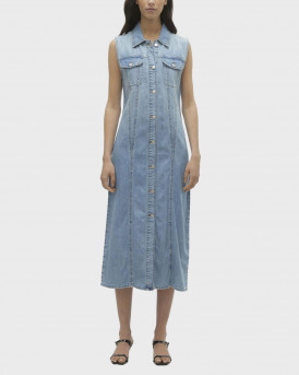 VERO MODA ΓΥΝΑΙΚΕΙΟ ΤΖΙΝ ΦΟΡΕΜΑ ΑΜΑΝΙΚΟ - 10309673 - ΜΠΛΕ