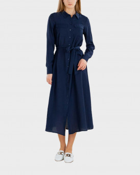 VERO MODA VMJOSIE ΓΥΝΑΙΚΕΙΟ MIDI ΦΟΡΕΜΑ - 10303404 - ΜΠΛΕ