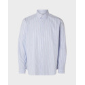 SELECTED MEN'S SHIRT REGULAR FIT STRIPPED - 16092787 - LIGHT BLUE
