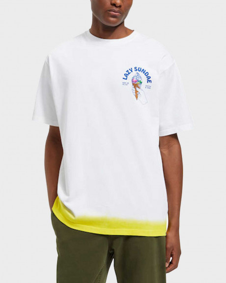 SCOTCH&SODA ΑΝΔΡΙΚΗ MΠΛΟΥΖΑ ΚΟΝΤΟΜΑΝΙΚΗ ΜΕ ΣΤΑΜΠΑ ΧΑΛΑΡΗ ΓΡΑΜΜΗ - 175634