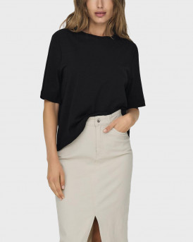 ONLY ΓΥΝΑΙΚΕΙΑ ΜΠΛΟΥΖΑ ΚΟΝΤΟΜΑΝΙΚΗ ΧΑΛΑΡΗ ΓΡΑΜΜΗ - 15224814 - ΜΑΥΡΟ