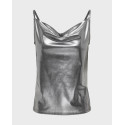 ONLY WOMEN'S SLEEVELESS TOP - 15329467 - SILVER