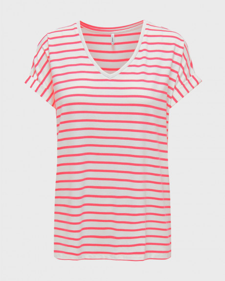 ONLY ΓΥΝΑΙΚΕΙΑ ΜΠΛΟΥΖΑ ΚΟΝΤΟΜΑΝΙΚΗ V ΛΑΙΜΟΚΟΨΗ - 15319825