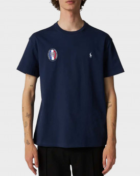 POLO RALPH LAUREN ΑΝΔΡΙΚΗ ΜΠΛΟΥΖΑ ΚΟΝΤΟΜΑΝΙΚΗ FRA - 710944674001 - ΜΠΛΕ