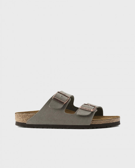 BIRKENSTOCK ARIZONA Birkibuc  ΓΥΝΑΙΚΕΙΑ ΣΑΝΔΑΛΙΑ Stone Narrow Fit - 0151213