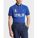 POLO RALPH LAUREN MEN'S POLO SHIRT ITALIA - 710944669001 - BLUE