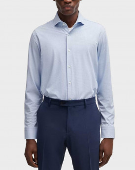 BOSS MEN'S SHIRT REGULAR FIT P-JOE - 50513428 - LIGHT BLUE