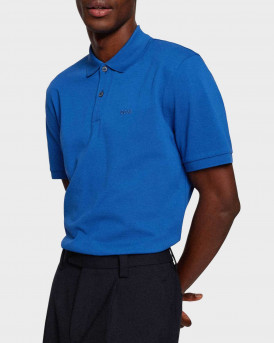 BOSS MEN'S SHIRT POLO REGULAR FIT 100% COTTON - 50468362 PALLAS - BLUE ROYALE