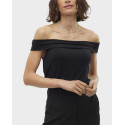 VERO MODA WOMEN'S BLOUSE REGULAR FIT OFF-SHOULDER - 10307367 - ECRU