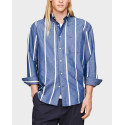 TOMMY HILFIGER MEN'S SHIRT STRIPED REGULAR FIT - MW0MW34564 - BLUE