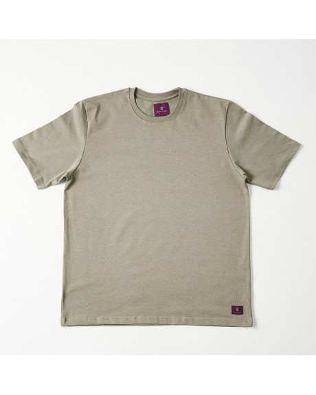 BLACKTOP FOUNDATION ΑΝΔΡΙΚΗ ΜΠΛΟΥΖΑ ΚΟΝΤΟΜΑΝΙΚΗ 100% ΒΑΜΒΑΚΙ - PLAIN T