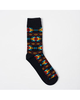 BLACKTOP FOUNDATION ΑΝΔΡΙΚΕΣ ΚΑΛΤΣΕΣ ΜΕ ΣΧΕΔΙΟ - SOCKS - ΜΠΛΕ