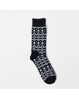 BLACKTOP FOUNDATION ΑΝΔΡΙΚΕΣ ΚΑΛΤΣΕΣ ΜΕ ΣΧΕΔΙΟ - SOCKS - ΑΣΠΡΟ