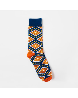 BLACKTOP FOUNDATION ΑΝΔΡΙΚΕΣ ΚΑΛΤΣΕΣ ΜΕ ΣΧΕΔΙΟ - SOCKS - ΠΟΡΤΟΚΑΛΙ