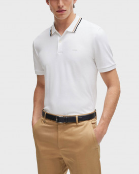 BOSS PENROSE MEN'S POLO SHIRT - 50469360 - WHITE