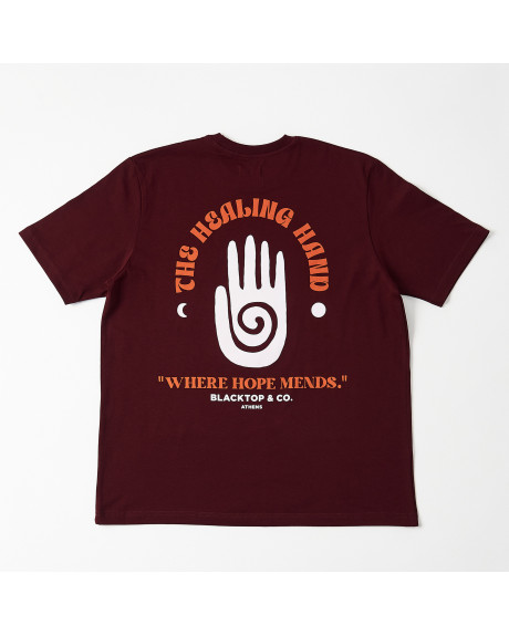 BLACKTOP FOUNDATION ΑΝΔΡΙΚΗ ΜΠΛΟΥΖΑ ΚΟΝΤΟΜΑΝΙΚΗ ΜΕ ΣΧΕΔΙΟ - ΗΑΝD OF GOD