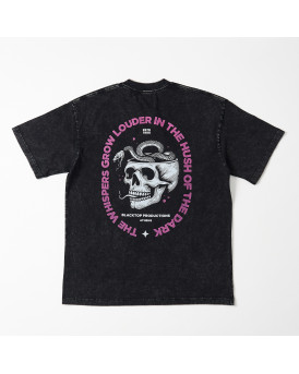 BLACKTOP FOUNDATION ΑΝΔΡΙΚΗ ΜΠΛΟΥΖΑ ΜΕ ΣΧΕΔΙΟ - SKULL BLAZER - ΑΝΘΡΑΚΙ