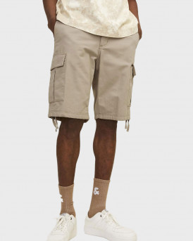 JACK & JONES MEN'S CARGO SHORTS - 12248685 - BEIGE