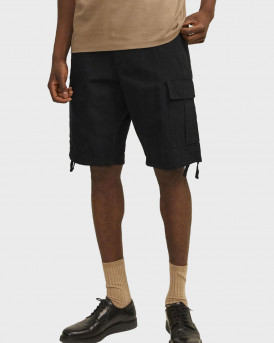JACK & JONES ΑΝΔΡΙΚΗ ΒΕΡΜΟΥΔΑ CARGO - 12248685 - ΜΑΥΡΟ
