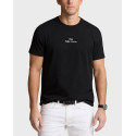 POLO RALPH LAUREN ΑΝΔΡΙΚΗ ΜΠΛΟΥΖΑ ΚΟΝΤΟΜΑΝΙΚΗ ΚΑΝΟΝΙΚΗ ΓΡΑΜΜΗ - 710936585001 - ΜΑΥΡΟ