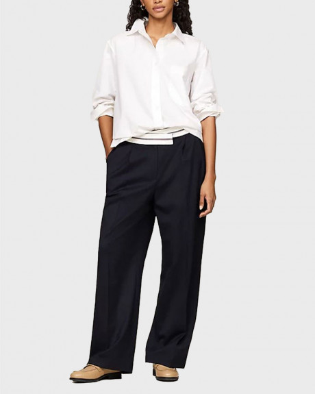 TOMMY HILFIGER WOMEN'S WIDE LEG TROUSERS - WW0WW42229