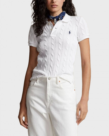 POLO RALPH LAUREN WOMEN'S KNITTED POLO SHIRT - 211943010001