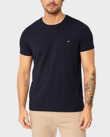 TOMMY HILFIGER ΑΝΔΡΙΚΗ ΜΠΛΟΥΖΑ ΚΟΝΤΟΜΑΝΙΚΗ ΣΤΕΝΗ ΓΡΑΜΜΗ - MW0MW27539