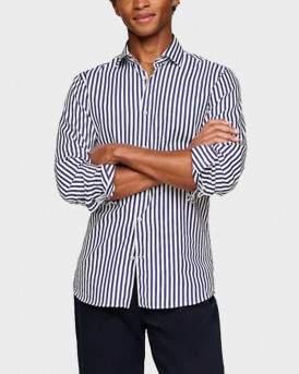 TOMMY HILFIGER MEN'S SHIRT SLIM FIT - MW0MW35784 - BLUE