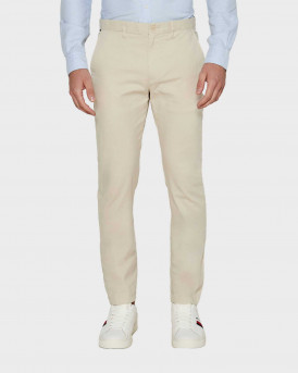 TOMMY HILFIGER ΑΝΔΡΙΚΟ ΠΑΝΤΕΛΟΝΙ CHINO ΣΤΕΝΗ ΓΡΑΜΜΗ - MW0MW23485 - ΜΠΕΖ