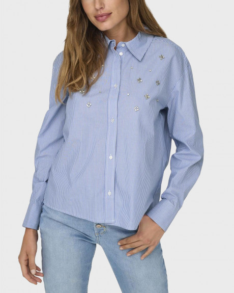 ONLY ΓΥΝΑΙΚΕΙΟ ΠΟΥΚΑΜΙΣΟ ΜΕ ΣΤΡΑΣ -  15328704