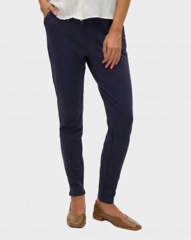 VERO MODA WOMEN'S PANTS LOOSE FIT MID WAIST - 10197909 - BLUE