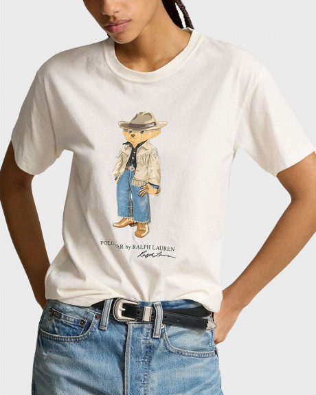 POLO RALPH LAUREN FRINGE POLO BEAR ΓΥΝΑΙΚΕΙΑ ΜΠΛΟΥΖΑ ΚΟΝΤΟΜΑΝΙΚΗ - 211941187001