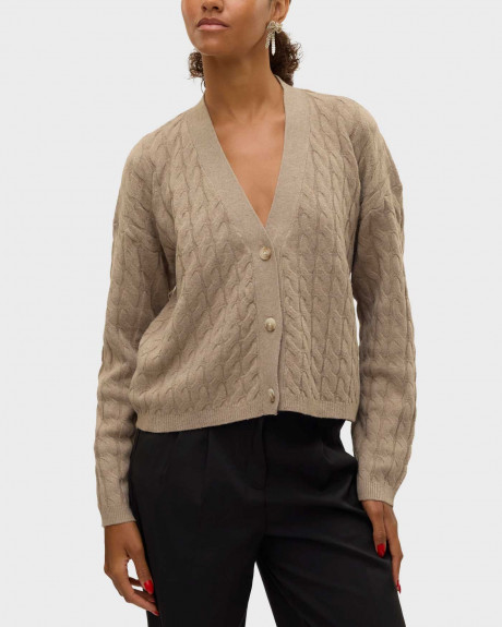 VERO MODA WOMEN'S CARDIGAN KNITTED REGULAR FIT - 10312354